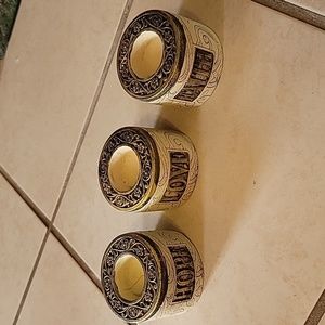 3 candle holders